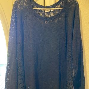 Lace Long Sleeve Shirt